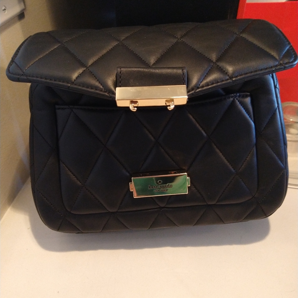 Kate Spade Carry Small Flap Shoulder Bag! Classy beautiful bag! - Picture 4 of 7